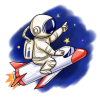 Flappy Astro👨‍🚀 free online game